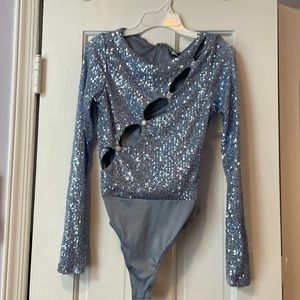 Blue sparkly bodysuit (Eras Tour outfit)